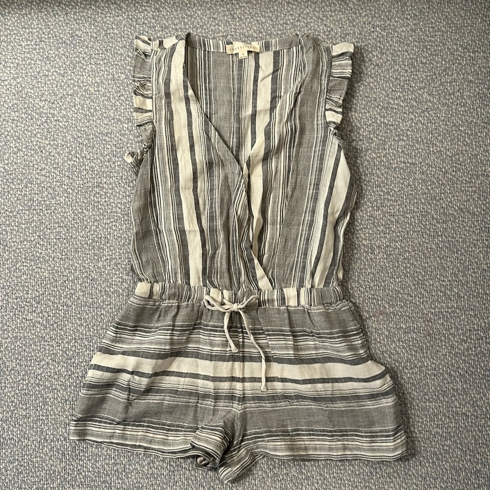 Love stitch Women’s linen romper